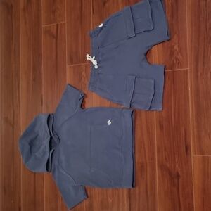 Easy-Peasy Hoodie & Shorts Set Blue Size 3T